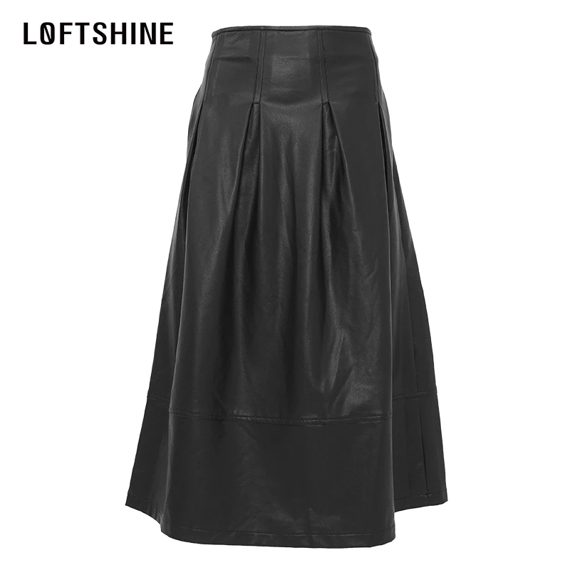 【黄蓉推荐】LOFTSHINE珞炫灰色半身裙高品质感半裙24315196