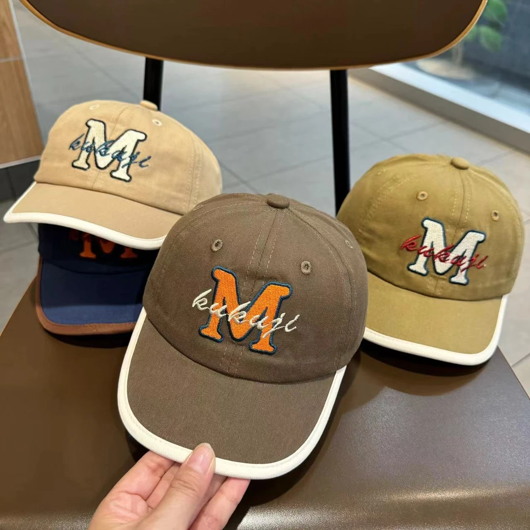 韩版儿童棒球帽秋季帅气炸街帽子2024新款鸭舌帽男童女宝宝外出潮