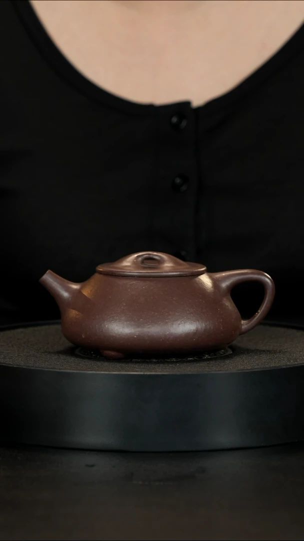 【闪购商品】紫砂茶壶全手工微瑕特价大水潭八目天青景州石瓢