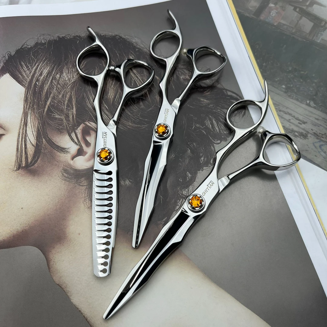 池田新款美发剪刀理发剪锋利不跑发Z/W系列综合平剪发型师打薄