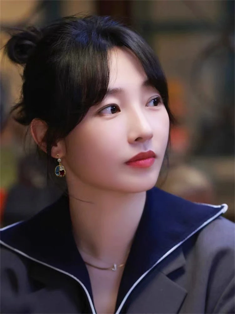 复古油画~法式港风文艺巴洛克淡水珍珠蚊香盘耳夹高级感