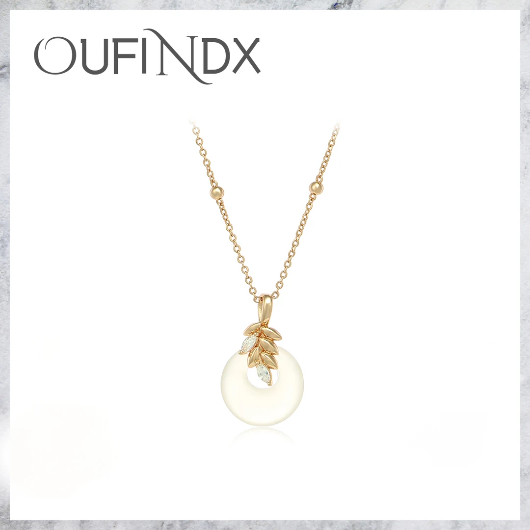 OF气质轻奢时尚百搭小众个性优雅经典精致简约项链~8730