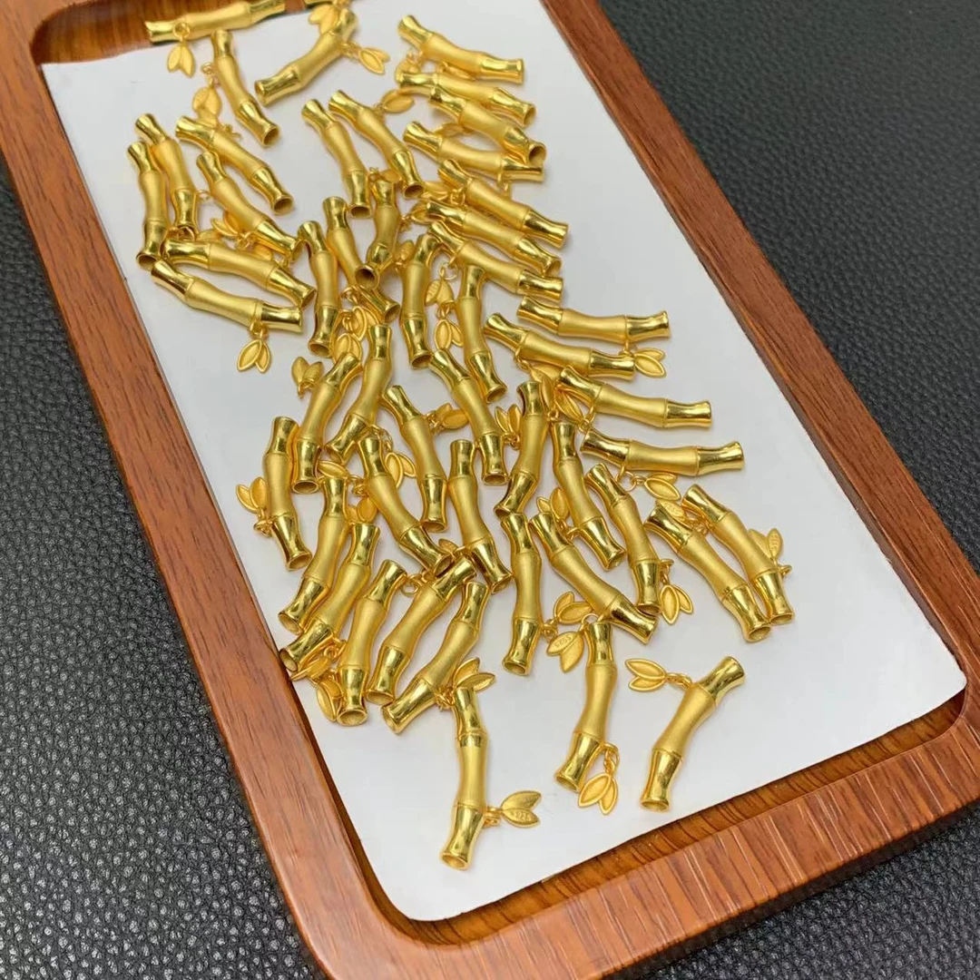 925银银制品 「戴琴珠宝」FR4632-银竹节配件-WJ