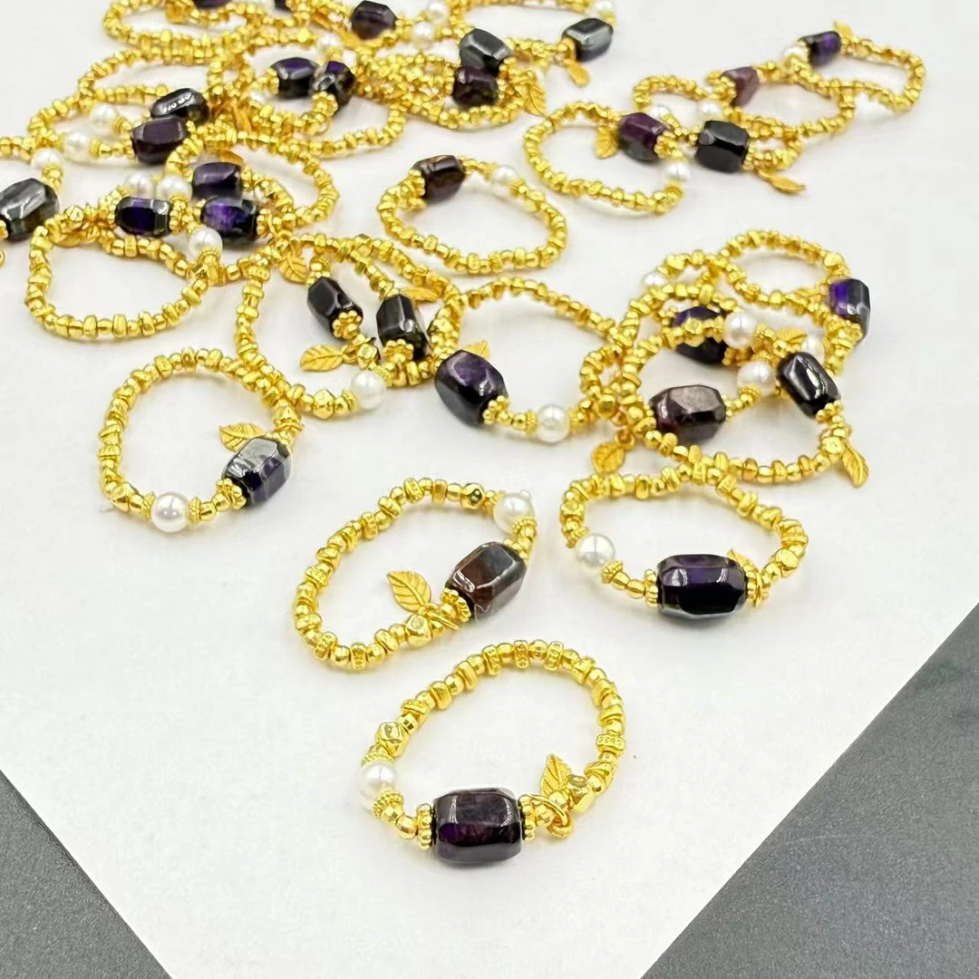 「戴琴珠宝」FR5332-舒俱来珍珠银镶戒圈（多样性发其一）