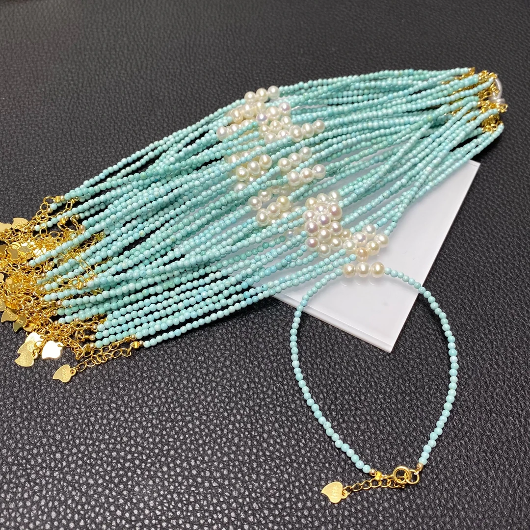 「戴琴珠宝」FR4529-珍珠银镶手链-YHX（多样性发其一）