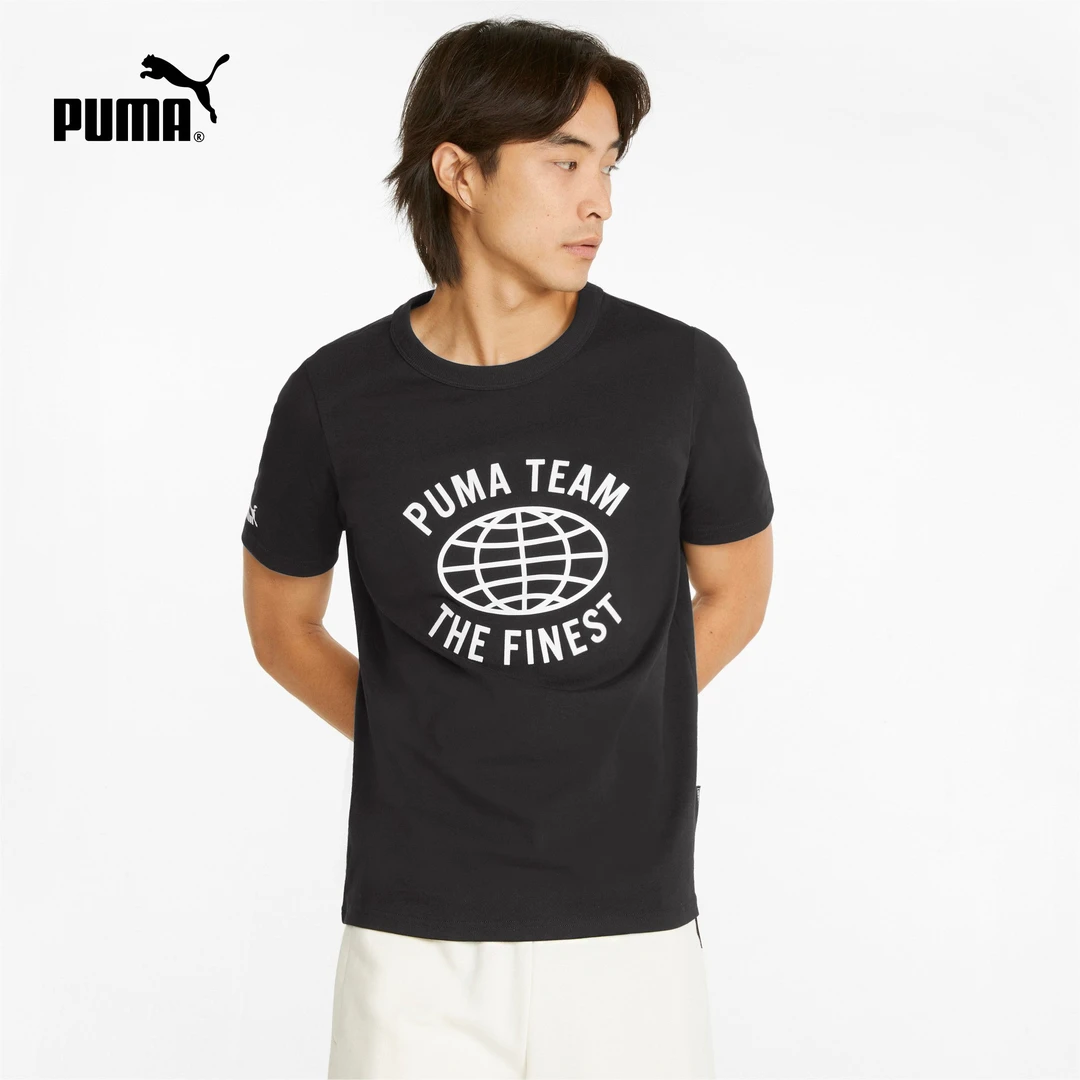 PUMA彪马官方 男女夏季印花休闲运动舒适时尚圆领短袖T恤 536956