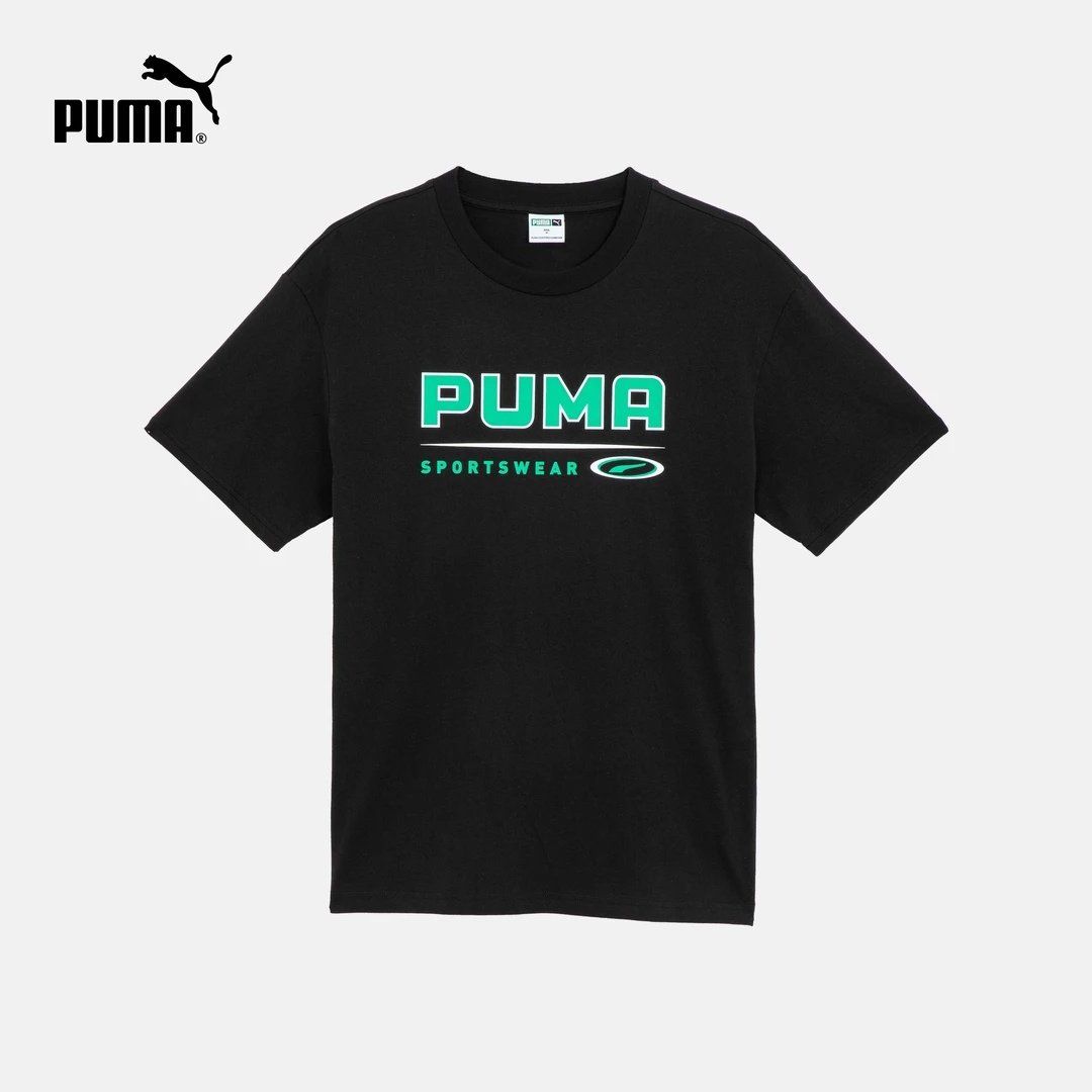 PUMA彪马官方 新款男女同款夏季情侣休闲圆领时尚短袖T恤  627172