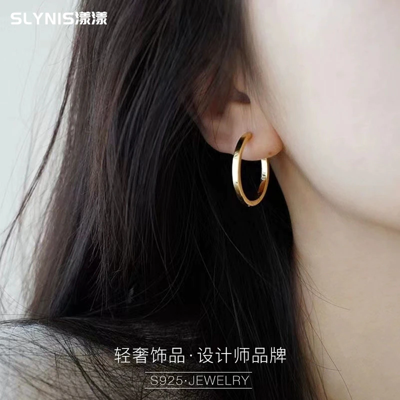 铜合金耳饰 【免摘小耳圈】气质爆款设计师简约耳环平替好物礼物#12