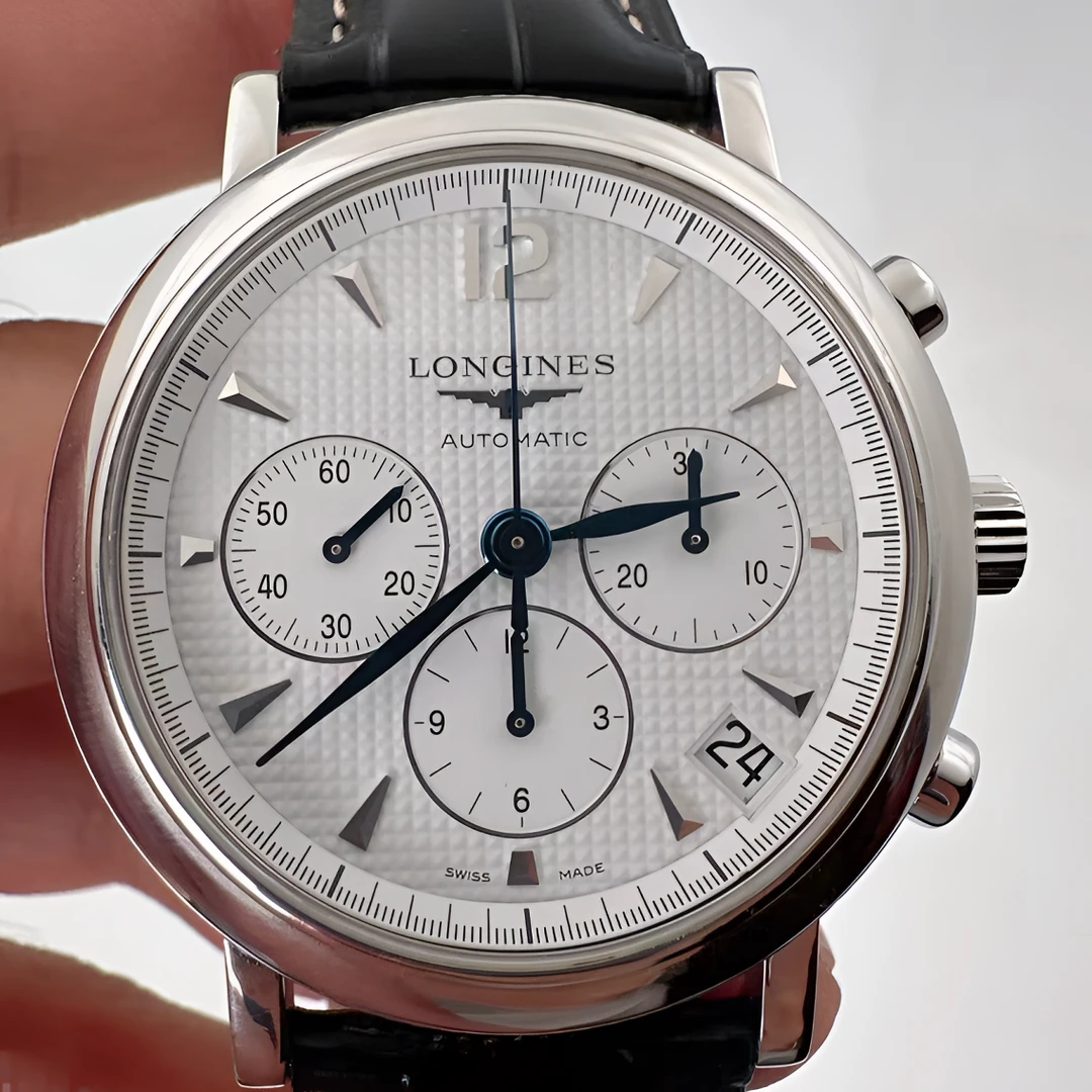 99新 Longines/浪琴 巴黎饰钉/44表径/单表/自动机械/公价28000