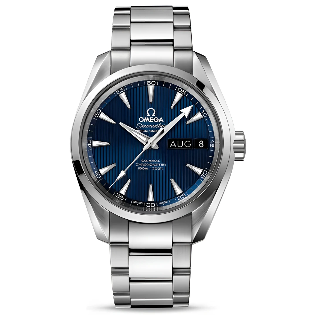 全新未使用 Omega/欧米茄 海马 150/ 双历/ 表径38.5/公价 62100
