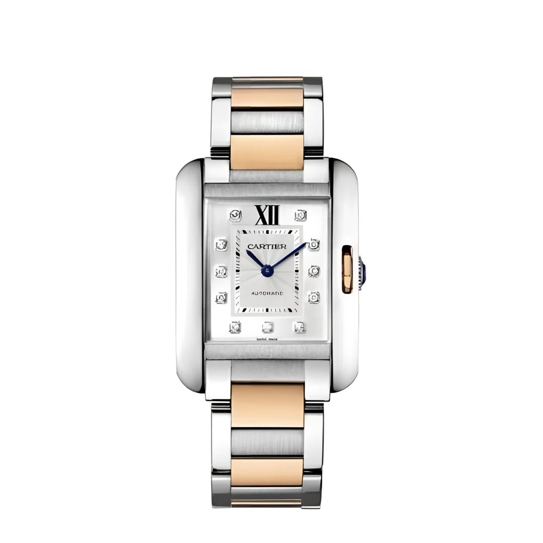 95新 Cartier/卡地亚 坦克/女士/18k玫瑰金/公价79000/单表