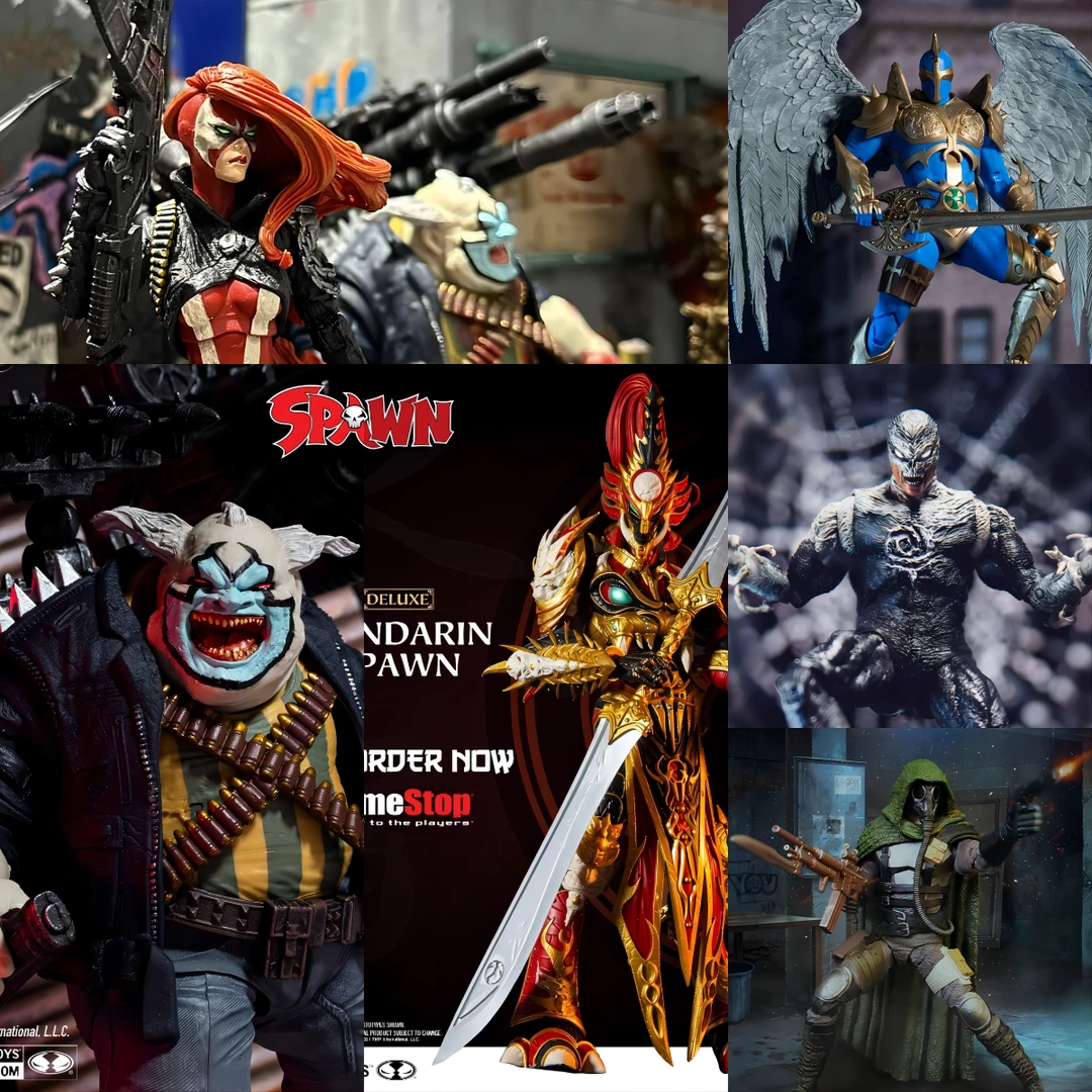 【现货】麦克法兰正版再生侠合集鬼隐侠女再生侠灵魂蹂躏者7寸可动