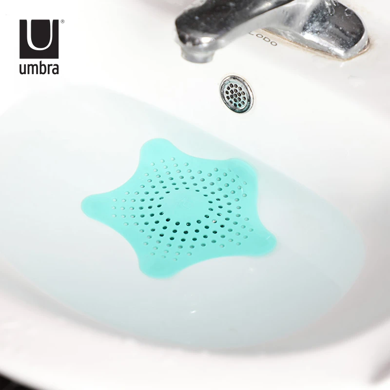 加拿大Umbra 海星排水塞下水道卫生间地漏盖防毛头发水槽过滤网