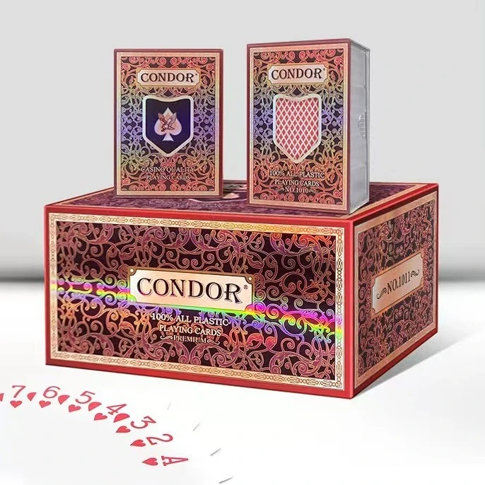 【10掼蛋俱乐部】专用PVC塑料扑克牌防水耐用磨砂加厚加硬不变形