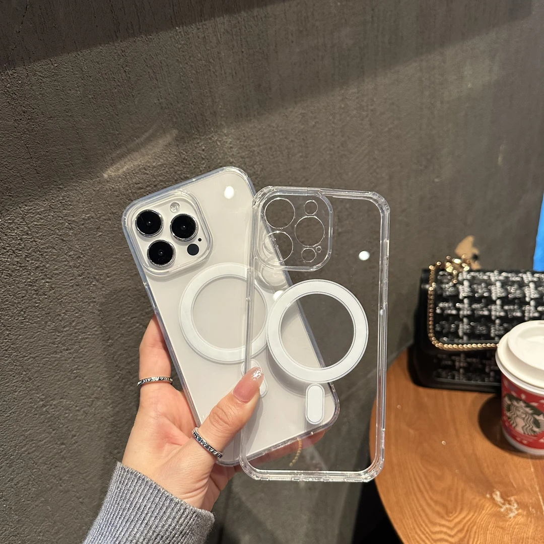 爆款苹果13手机壳Magsafe磁吸iphone14透明防摔11保护套12全包Xr