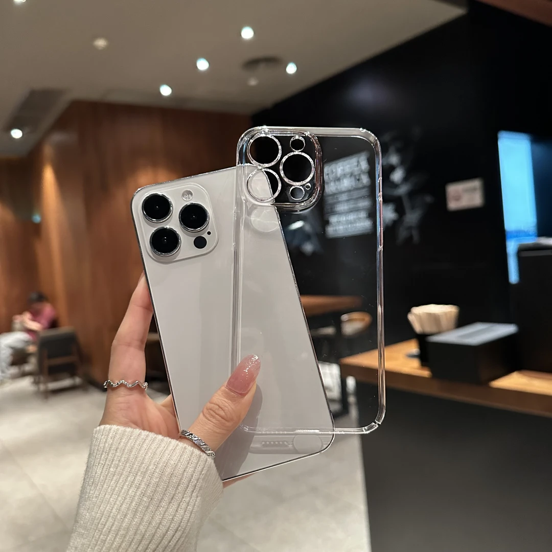 不发黄超薄iPhone15plus苹果14Pro手机壳新款13Pro硬壳12/11透明x