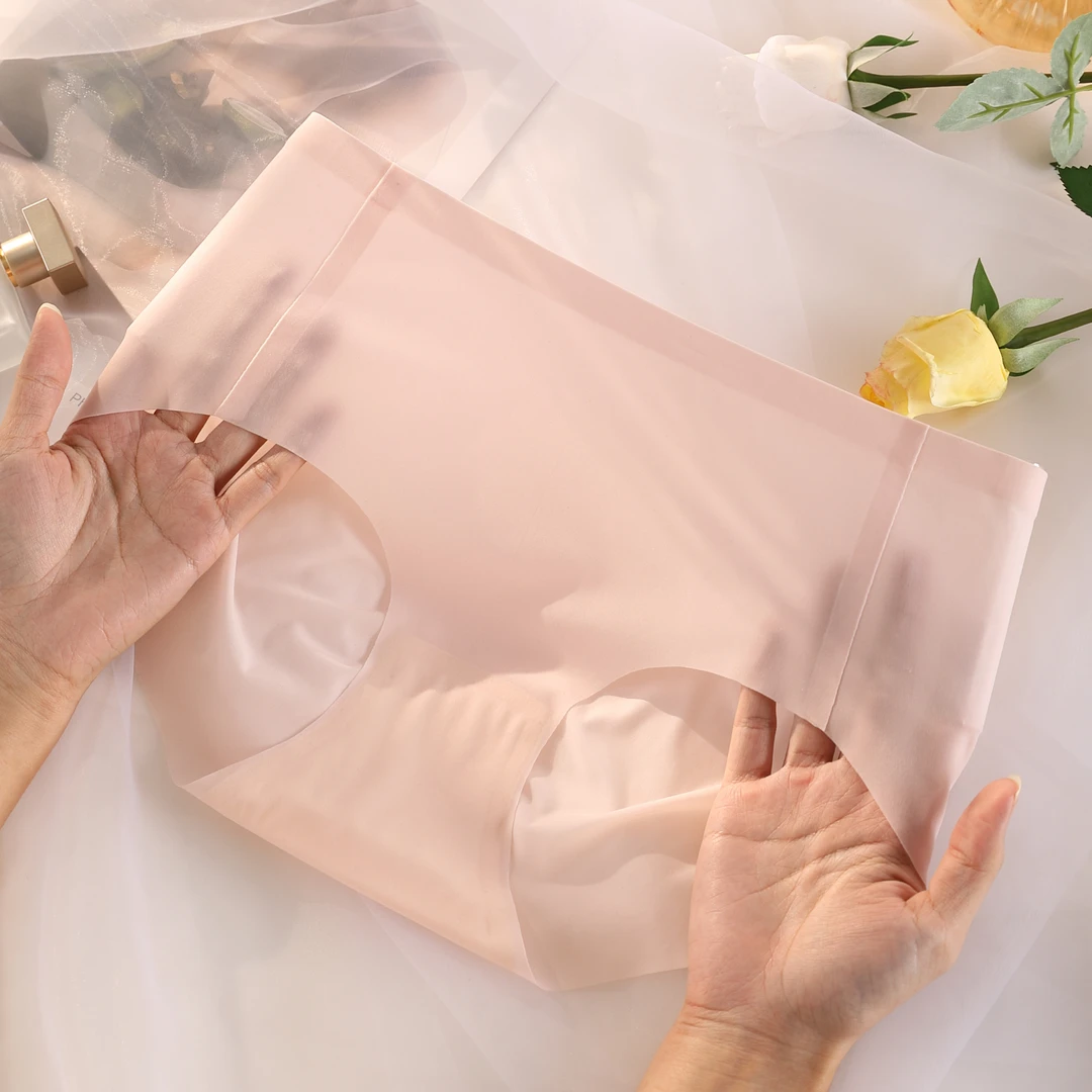 【中腰冰丝无痕】825#【115-210斤】无痕面膜透气舒适女士大码三角裤