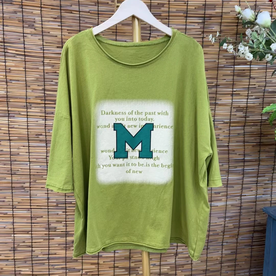 4345新款秋季休闲气质百搭时尚短袖T恤