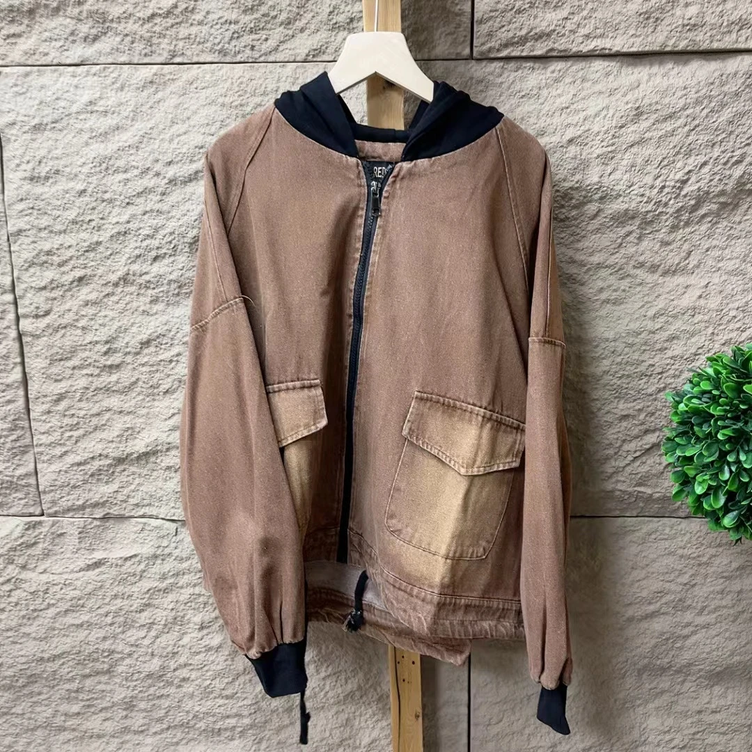 4817新款秋季休闲气质宽松显瘦连帽外套