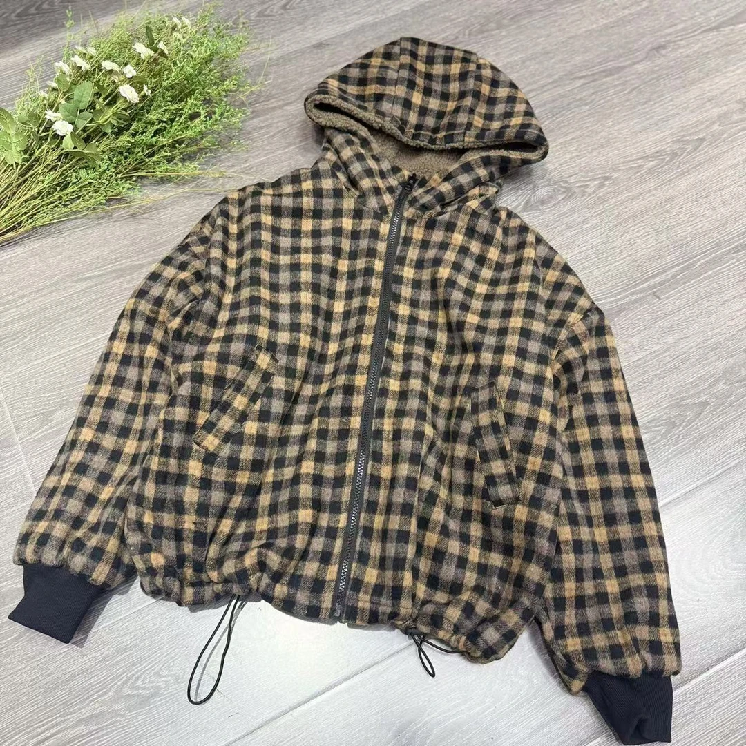 76892新款加厚双面穿洋气休闲百搭显瘦减龄棉服