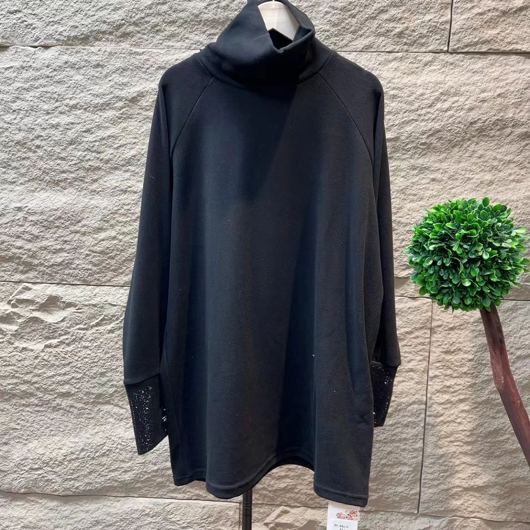 7979新款秋冬加绒休闲百搭简约长袖卫衣T恤