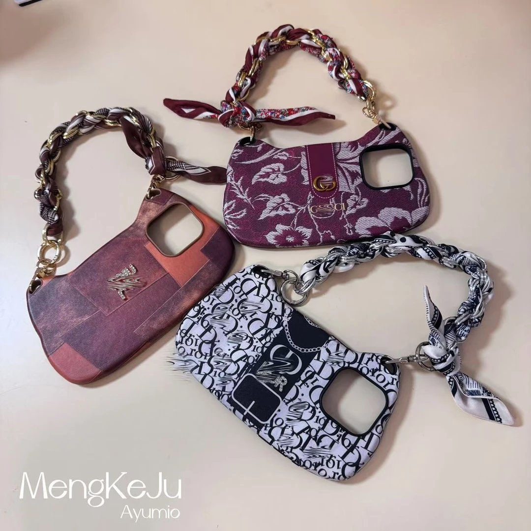 【萌】创意个性手提女款全包防摔手机壳适用于苹果13-16型号