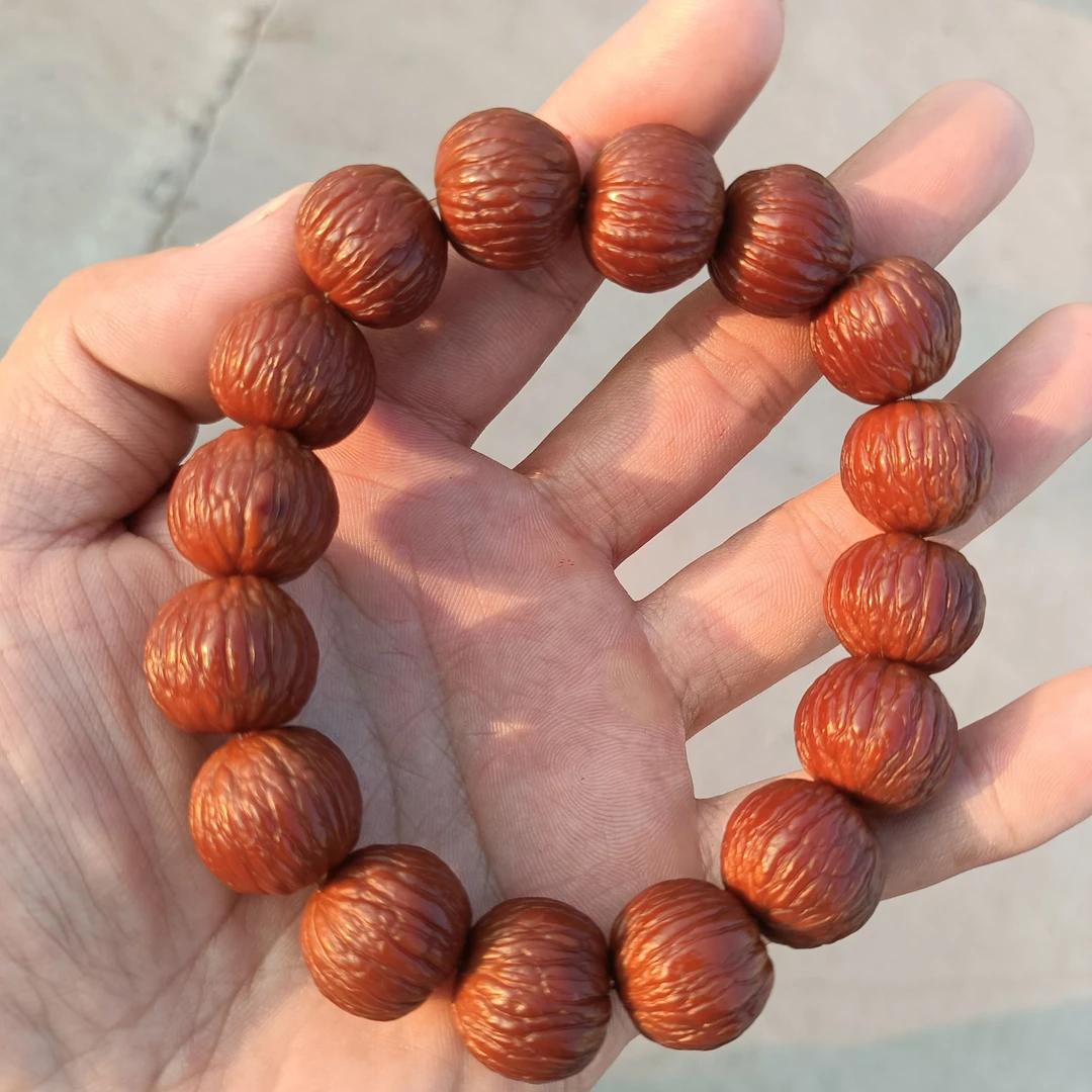 大凤羽猴头手串原生态文玩核桃盘玩男士手串