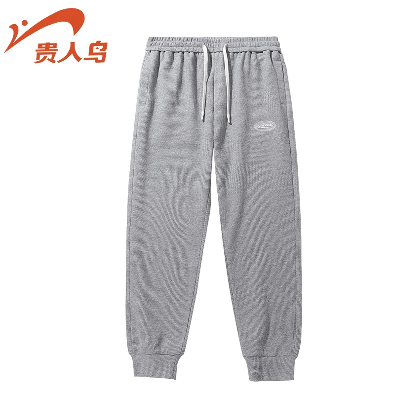 贵人鸟新款休闲裤秋季情侣宽松束脚运动裤潮流卫裤九分裤1303301G
