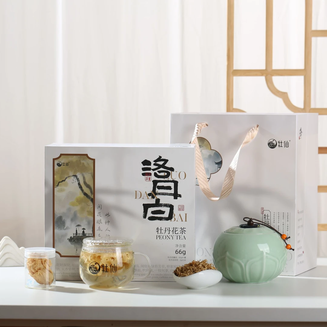 【女神必备】洛阳牡丹花瓣茶整朵全花花蕊茶女神茶养生茶送礼66g
