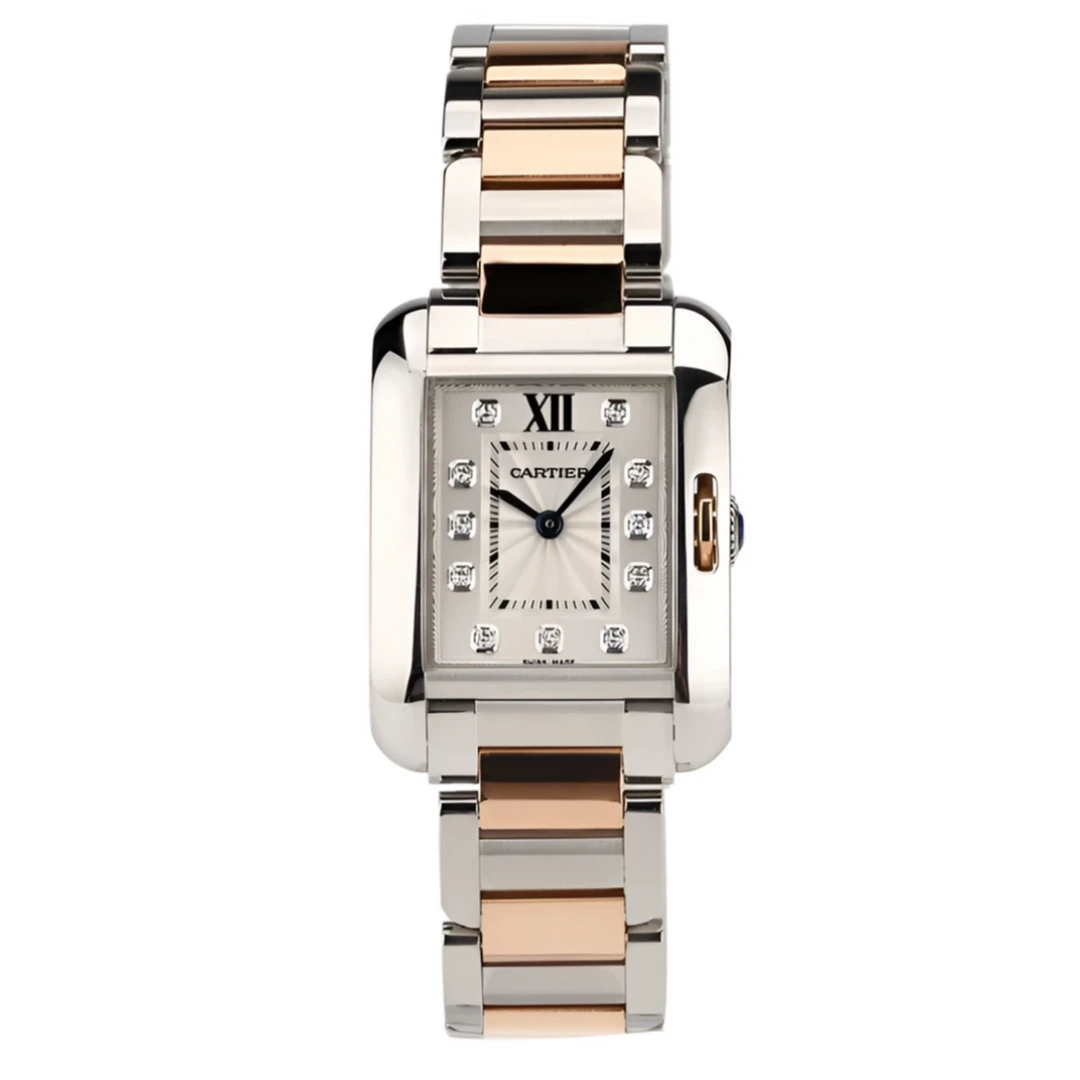 99新 Cartier/卡地亚 坦克/WT100032/34x26mm/名表优雅简约气质