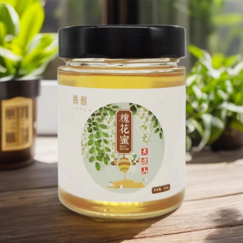 大凉山高原夏季槐花土蜂蜜500g天然成熟花香中华蜂酿造