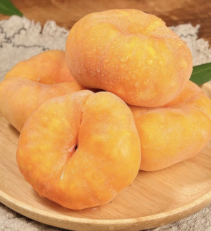 蒙阴黄金毛蟠桃净重4.5斤大果