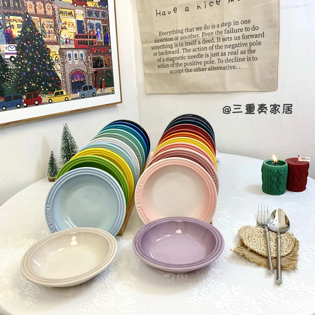 LC 外贸餐具系列之餐前盘宠物可用盘接骨碟15厘米六英寸
