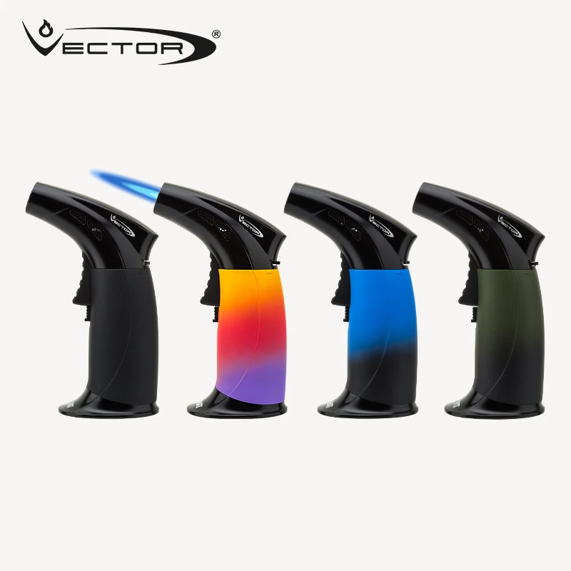 台式蓝焰单直冲雪茄打火机 COMBAT