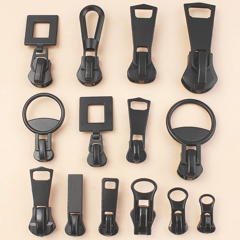 拉链拉头羽绒服外套树脂双向双头大号5号8通用修复拉锁头衣服配件