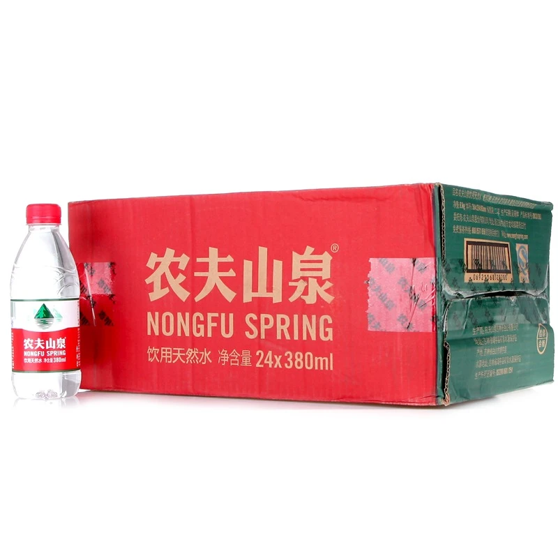 农夫山泉饮用天然水380ml*24瓶/箱夏日必备饮品