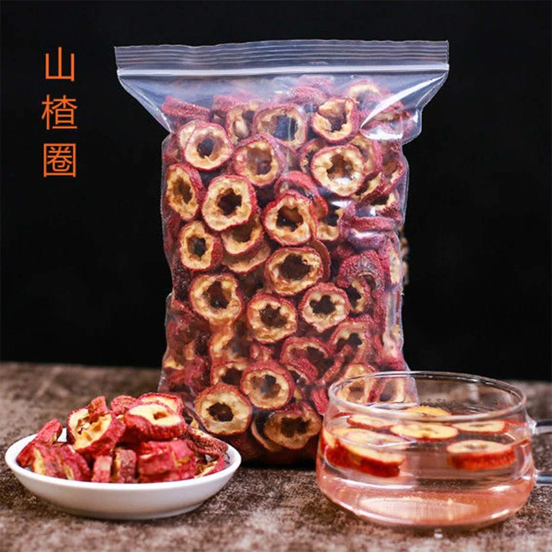 无核山楂干去核山楂圈山楂片酸甜山楂空心圈山楂泡水休闲饮品零食
