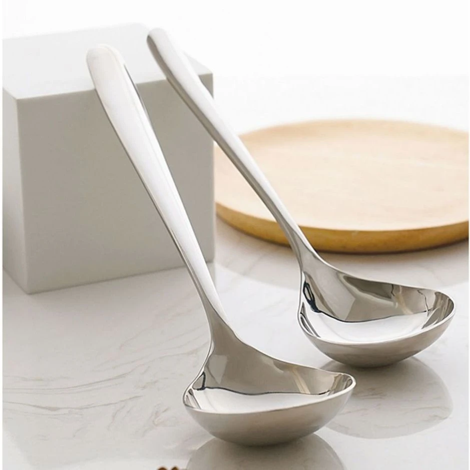 304汤勺韩式食品级家用大号勺子盛汤长柄大勺子饭粥勺特厚火锅勺