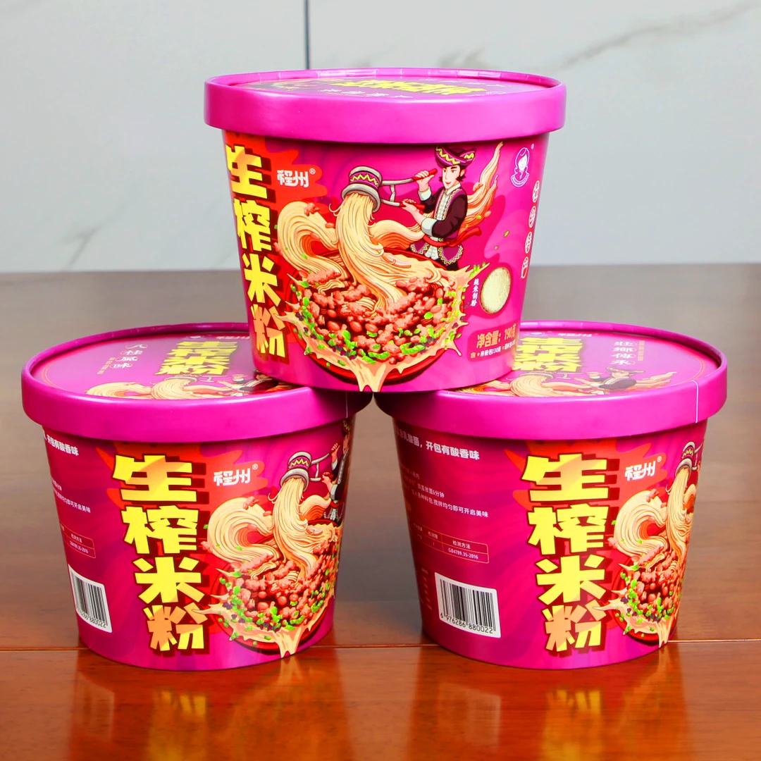 广西南宁生榨粉纯大米无添加武鸣马山大化都安美食湿榨粉配料齐全