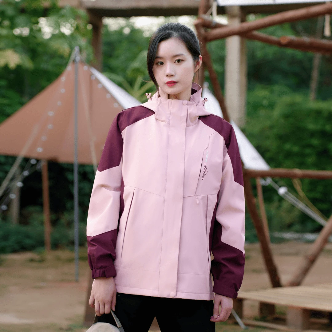 含内胆三合一冲锋衣男女款可拆卸防风防水加绒加厚户外外套秋冬款