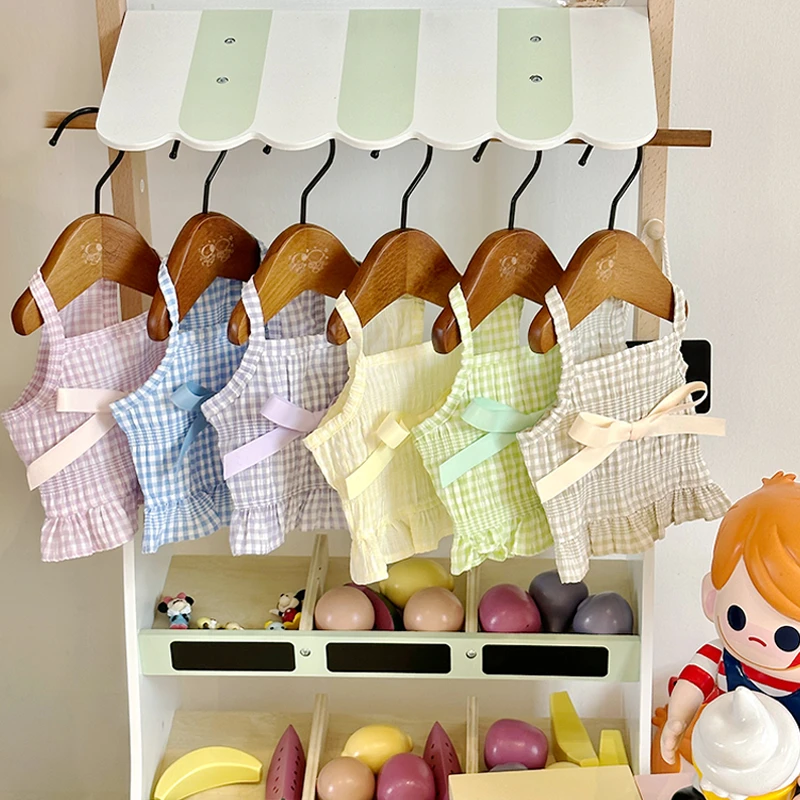 只有和喜欢宠物衣服可爱格子狗狗猫咪裙子衣服吊带背心弹力