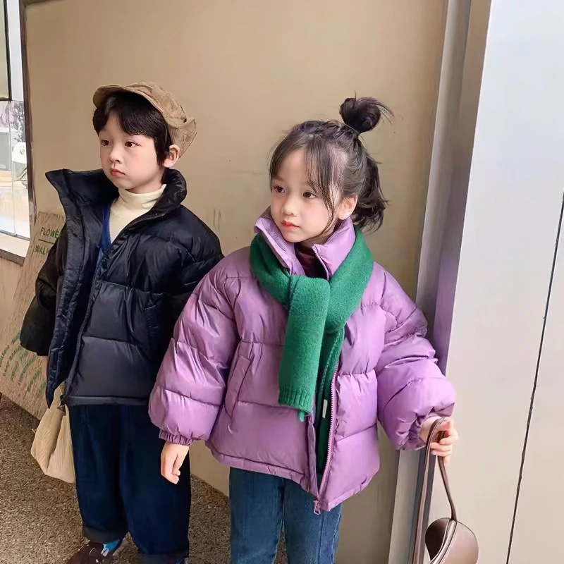 37173立领棉服秋冬新款潮流装洋气外套儿童衣服2023新款女孩男孩