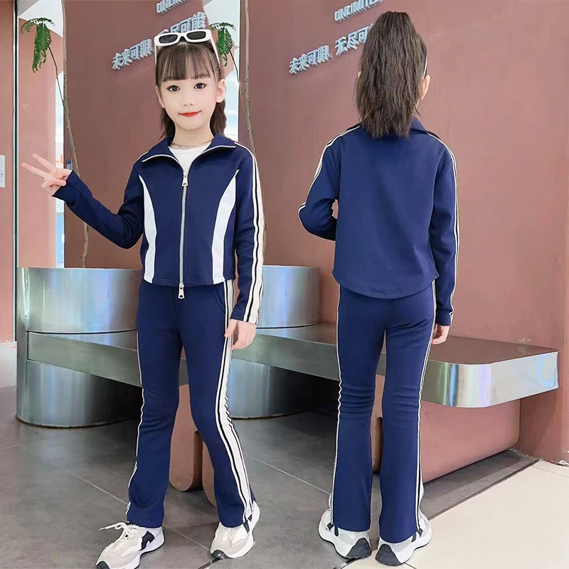 女童秋装2024新款卫衣运动套装儿童装洋气时尚中大童秋季两件套装