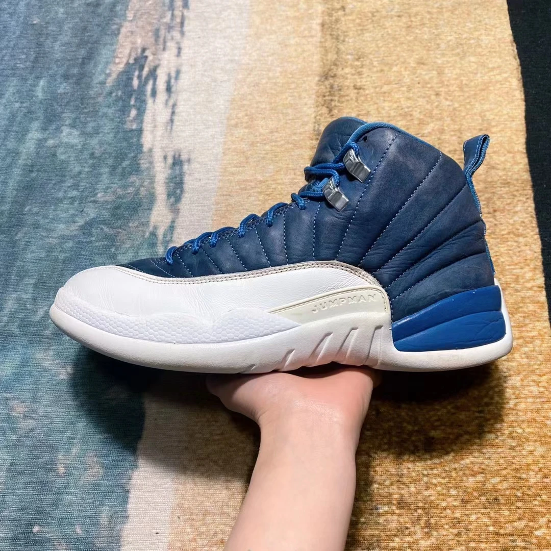 42码/AJ12靛青蓝/无原盒/市场价1k3