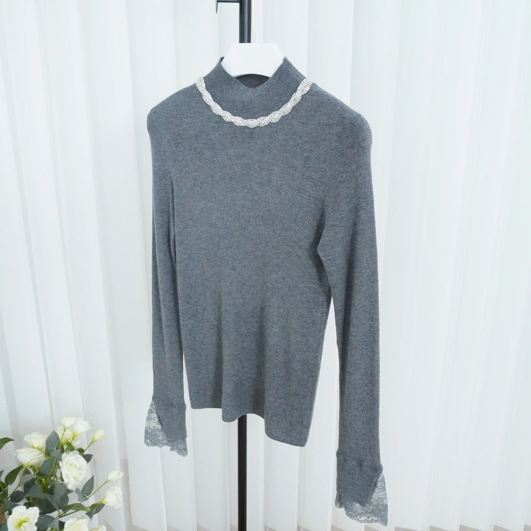 2025文哥工作室新品秋冬女装毛织上衣YX-2226