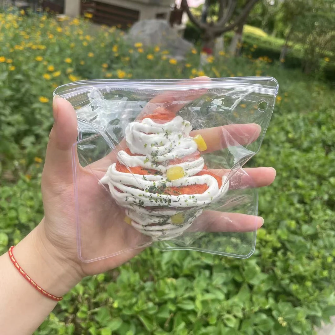 [七分糖专属]淋酱可颂 硅胶捏捏（默认微瑕）