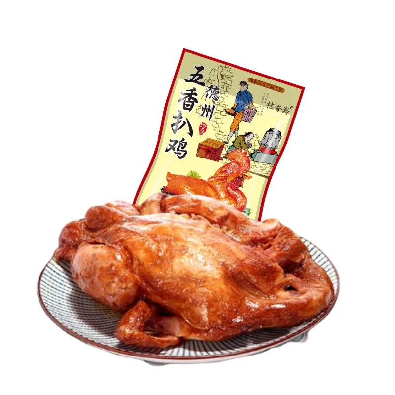 桂香斋 德州五香扒鸡麻油鸡烧鸡山东特产中秋年货送礼卤零食