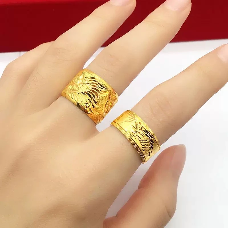 合金戒指 龙凤戒指 时尚潮流 闭口型