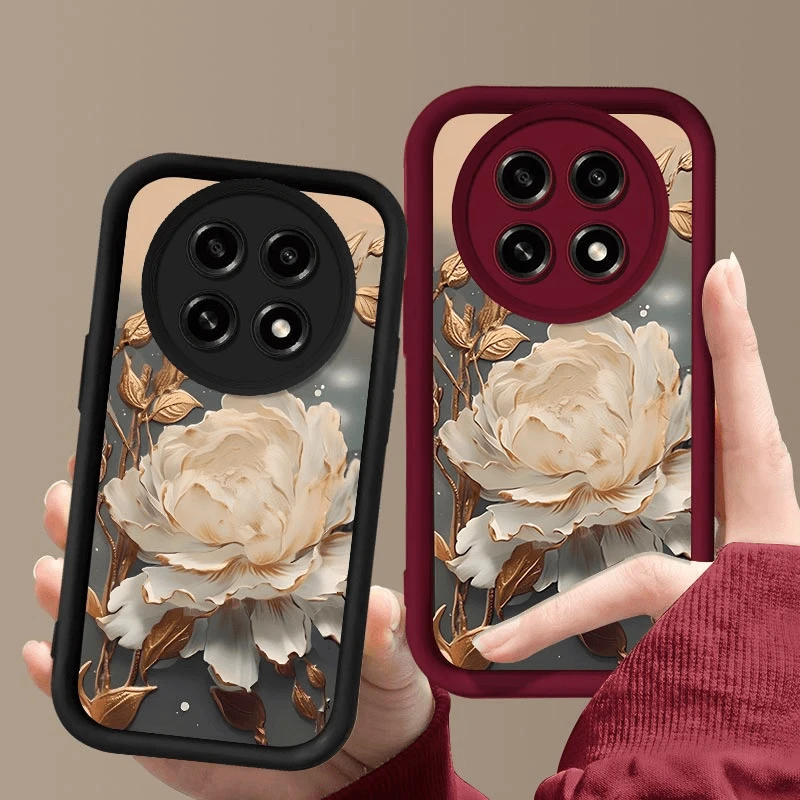 适用昙花盛开OPPOA2Pro手机壳天眼阶梯高级感硅胶全包防摔软壳