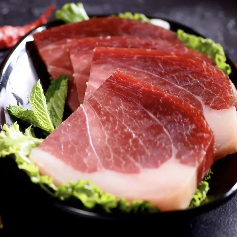 小蒋【云南火腿】云南自然风干腌制发酵3年份可生吃火腿试吃片100g